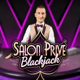 Blackjack Salon Privé logo by Ezugi at Spinmacho Casino