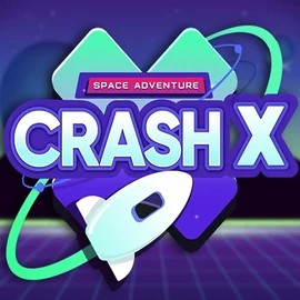 Crash X logo by Turbo Games Spinmacho Casino