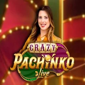 Live Casino logo of Crazy Pachinko from Evolution at Spinmacho Casino