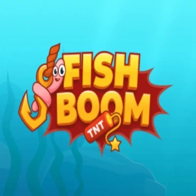 Fish Boom logo – Casino Games by InOut at Spinmacho Casino