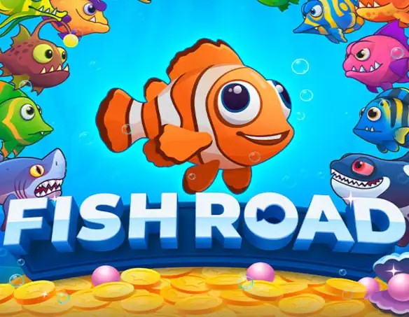 Official Casino Games logo: Fish Road by InOut at Spinmacho Casino