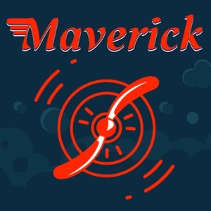 Official Casino Games logo: Maverick by AD LUNAM at Spinmacho Casino