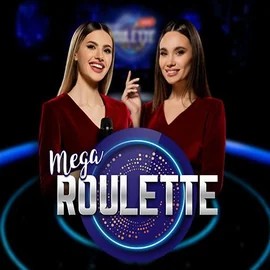 Official Live Casino logo: Mega Roulette by Pragmatic Play at Spinmacho Casino