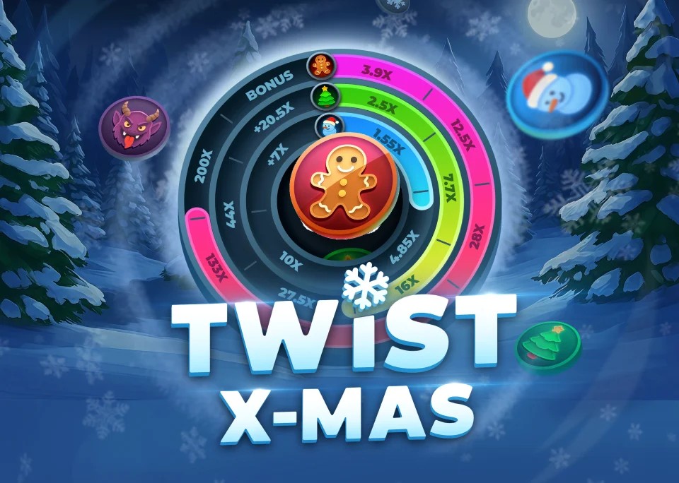 Twist X-mas game by InOut – logo hosted on Spinmacho Casino